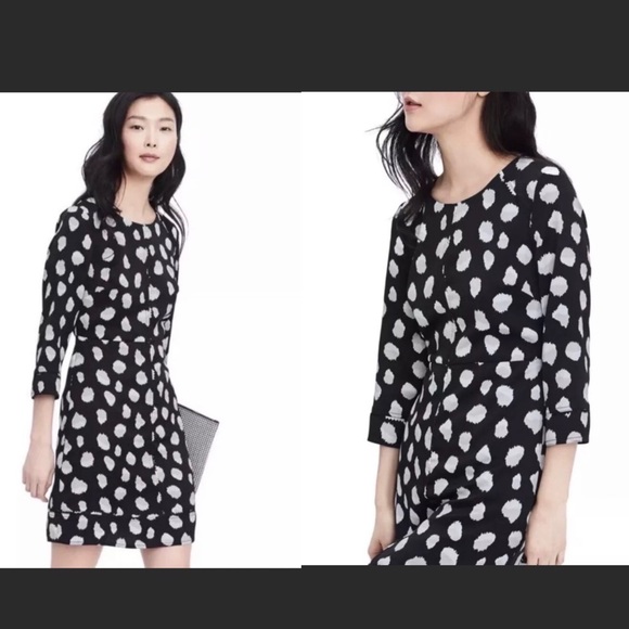 NWT, Banana Republic Laser Cut Detail Dress - Picture 11 of 11